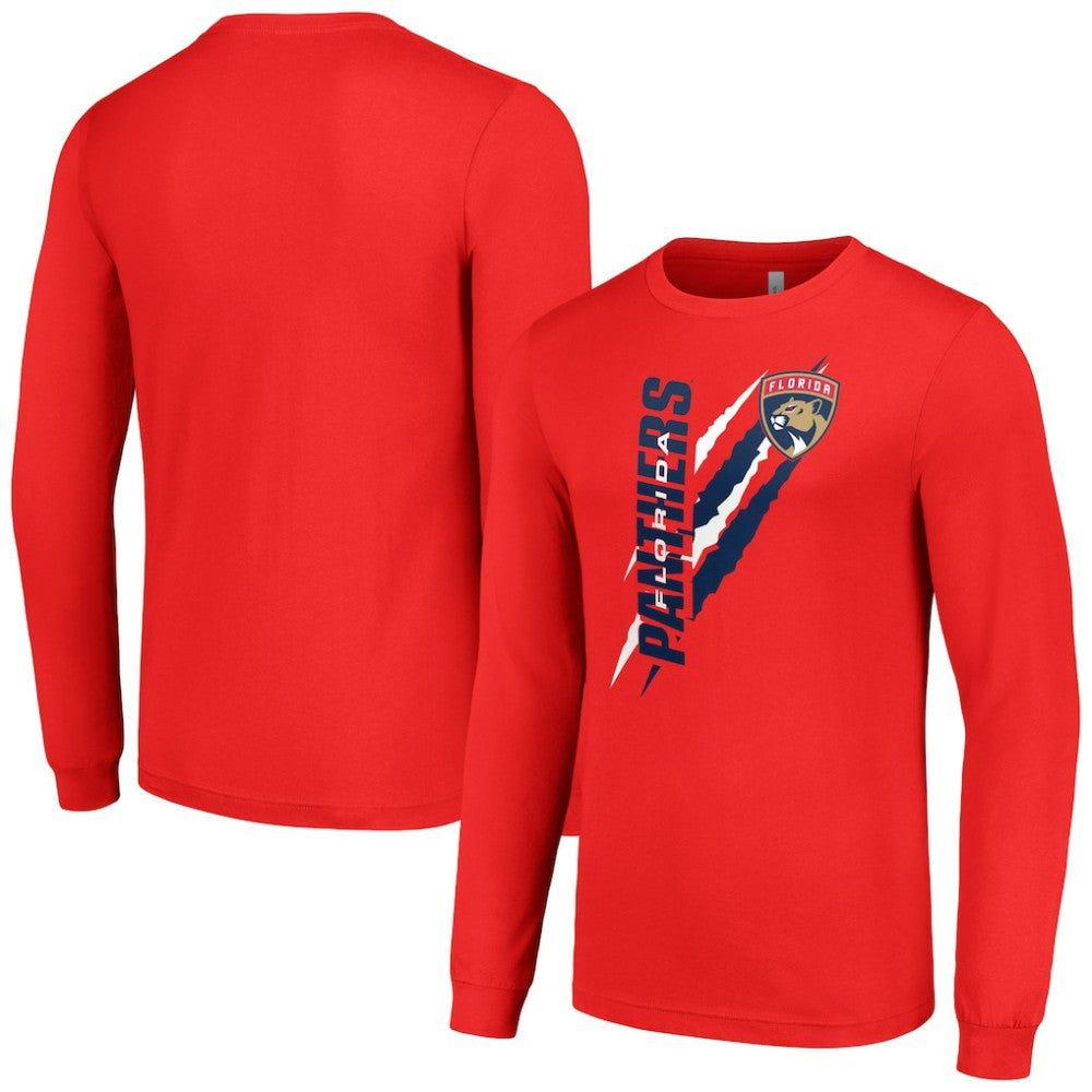 Florida Panthers Starter Color Scratch Long-Sleeve T-Shirt