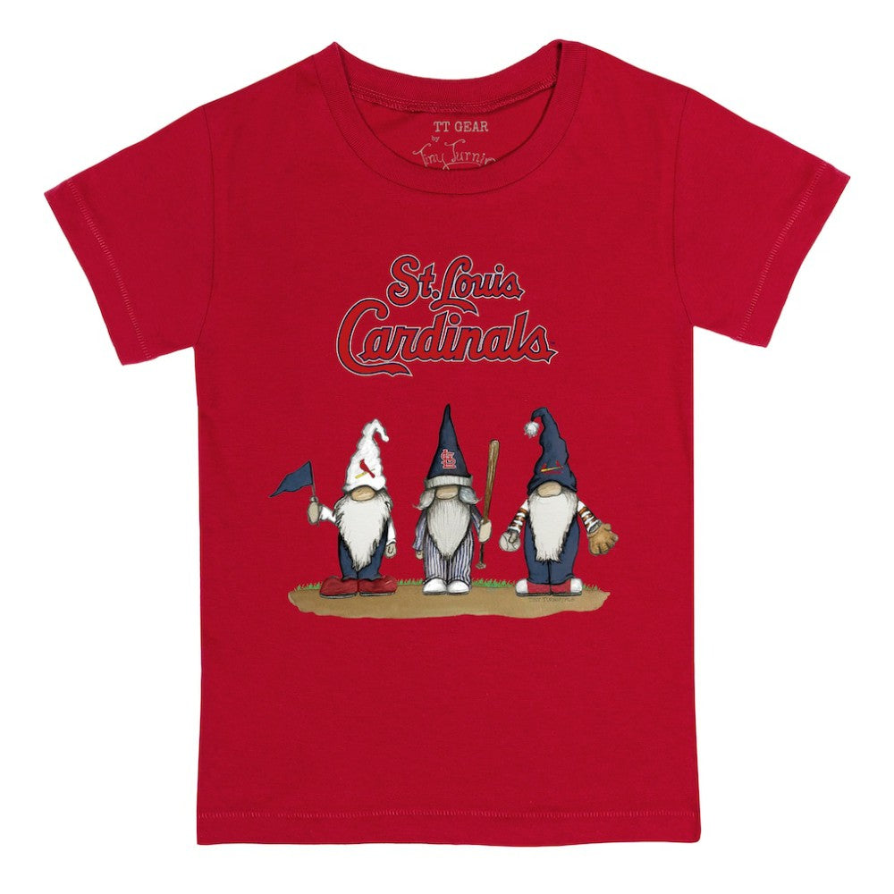 St. Louis Cardinals Tiny Turnip Youth Gnomes T-Shirt - Red