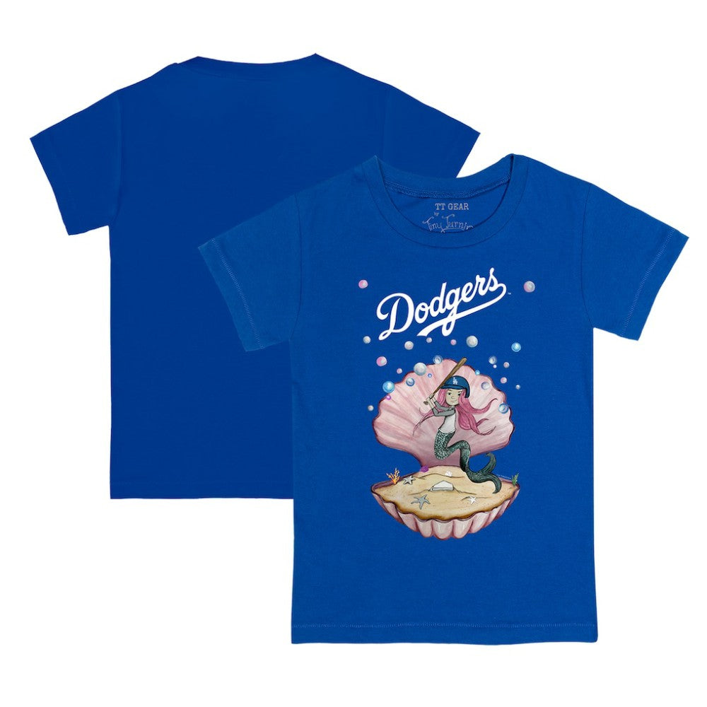 Los Angeles Dodgers Tiny Turnip Youth Mermaid T-Shirt - Royal