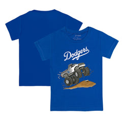 Los Angeles Dodgers Tiny Turnip Youth Monster Truck T-Shirt - Royal
