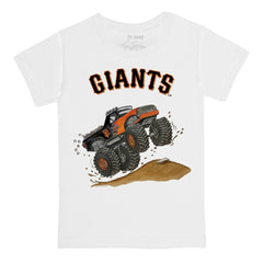 San Francisco Giants Tiny Turnip Youth Monster Truck T-Shirt - White
