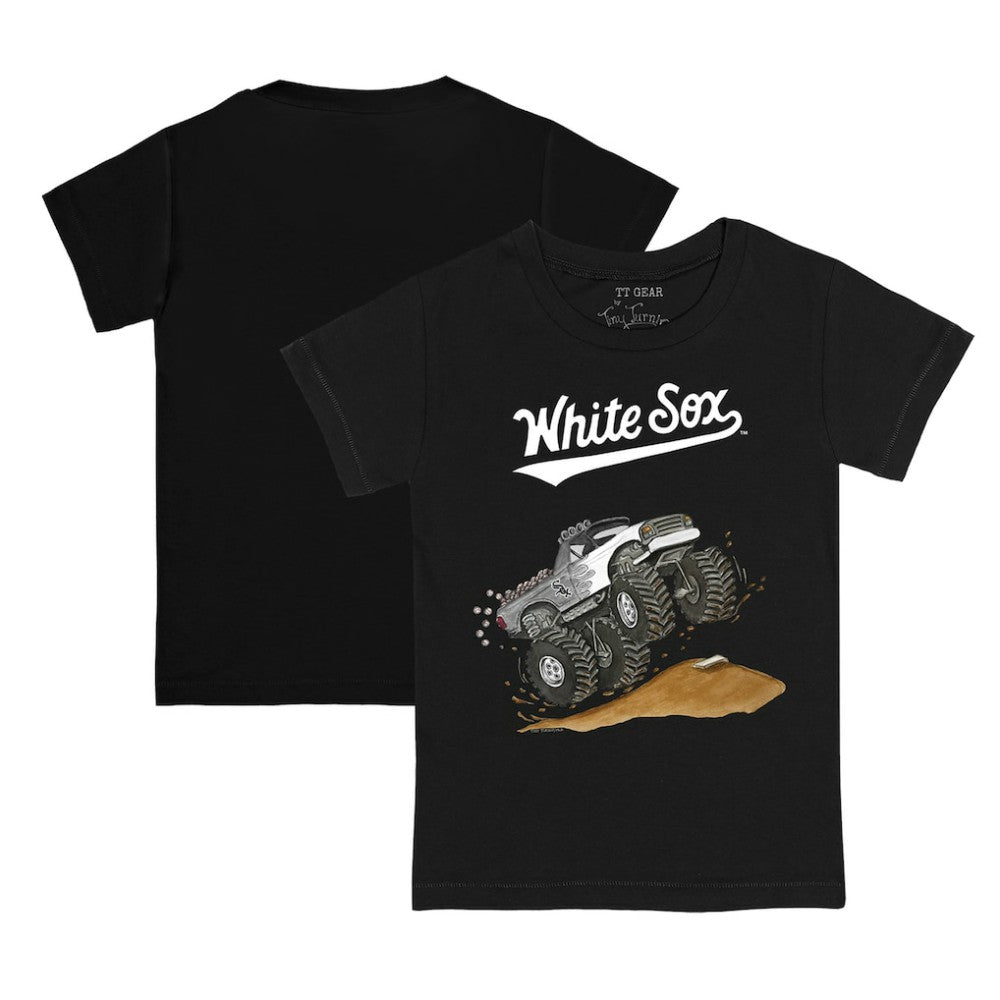 Chicago White Sox Tiny Turnip Youth Monster Truck T-Shirt - Black