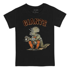 San Francisco Giants Tiny Turnip Youth Triceratops T-Shirt - Black