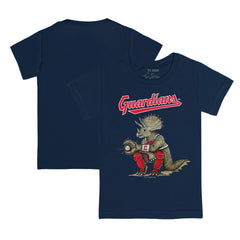Cleveland Guardians Tiny Turnip Youth Triceratops T-Shirt - Navy