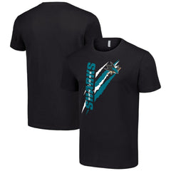 San Jose Sharks Starter Color Scratch T-Shirt