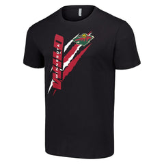 Minnesota Wild Starter Color Scratch T-Shirt