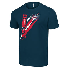 Columbus Blue Jackets Starter Color Scratch T-Shirt