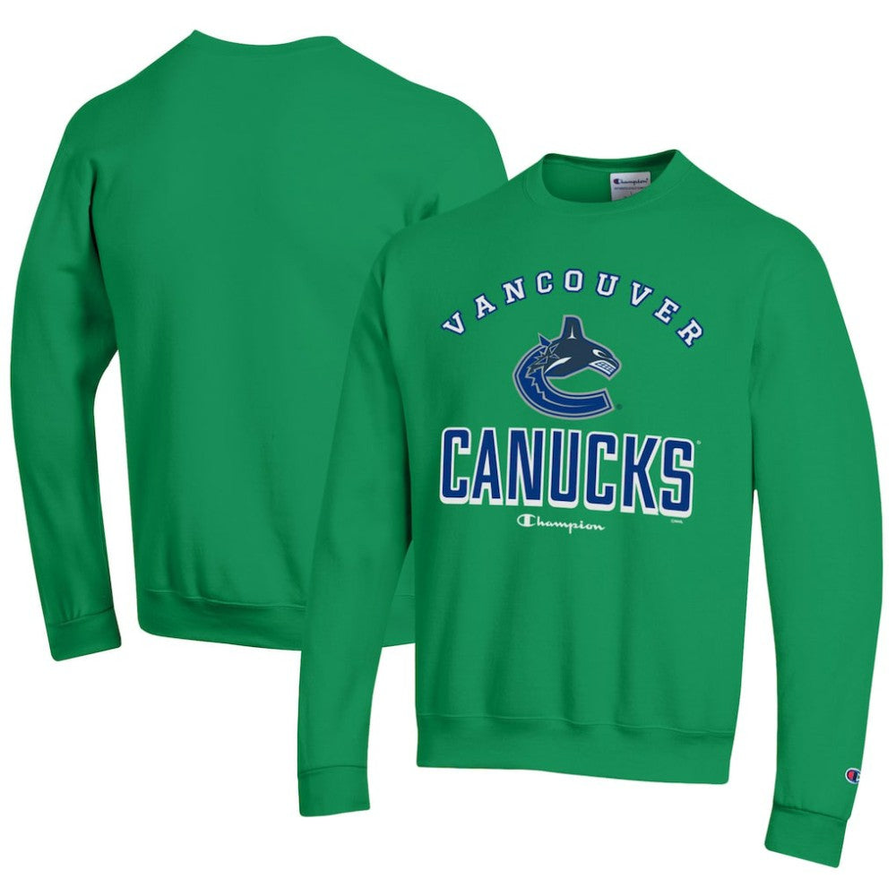 Vancouver Canucks Champion Eco Powerblend Crewneck Sweatshirt
