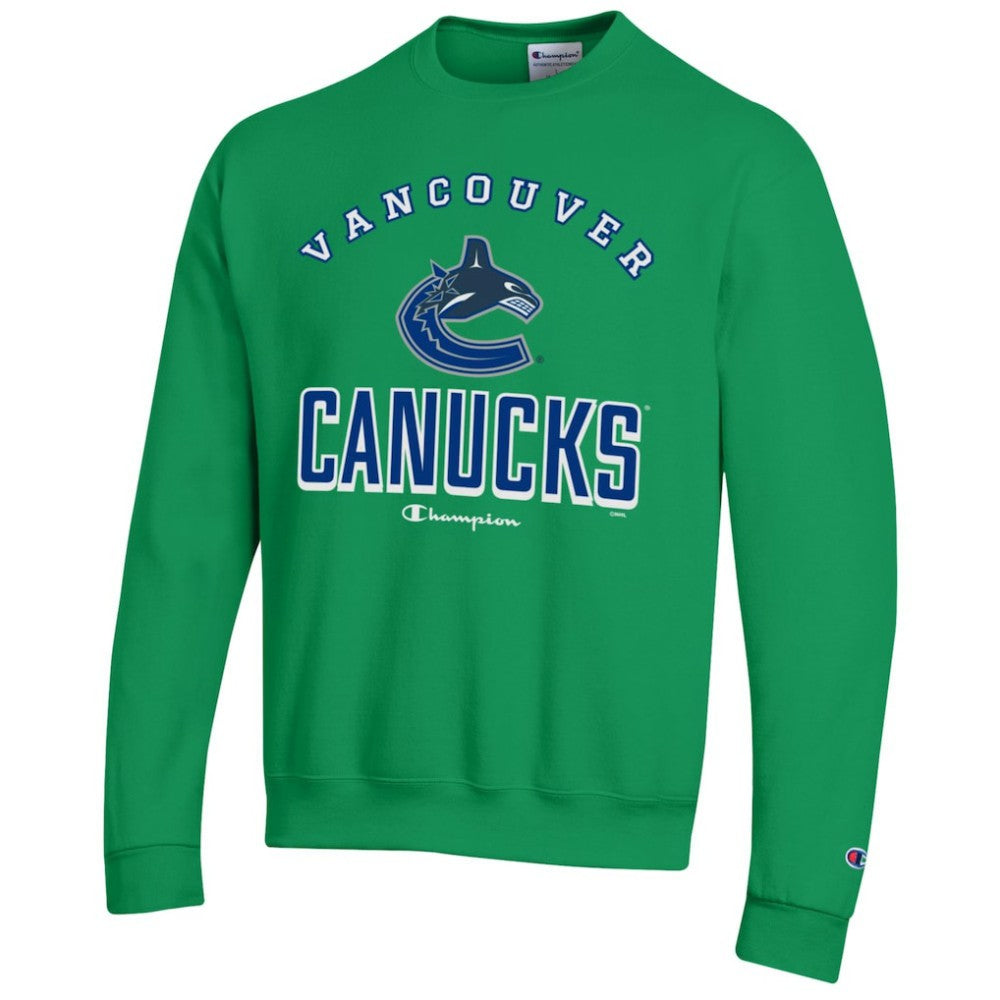 Vancouver Canucks Champion Eco Powerblend Crewneck Sweatshirt