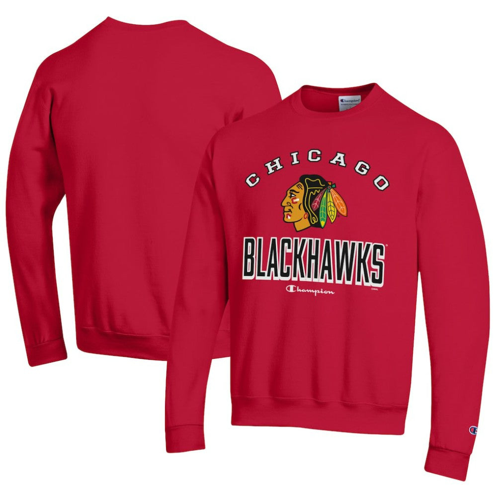 Chicago Blackhawks Champion Eco Powerblend Crewneck Sweatshirt