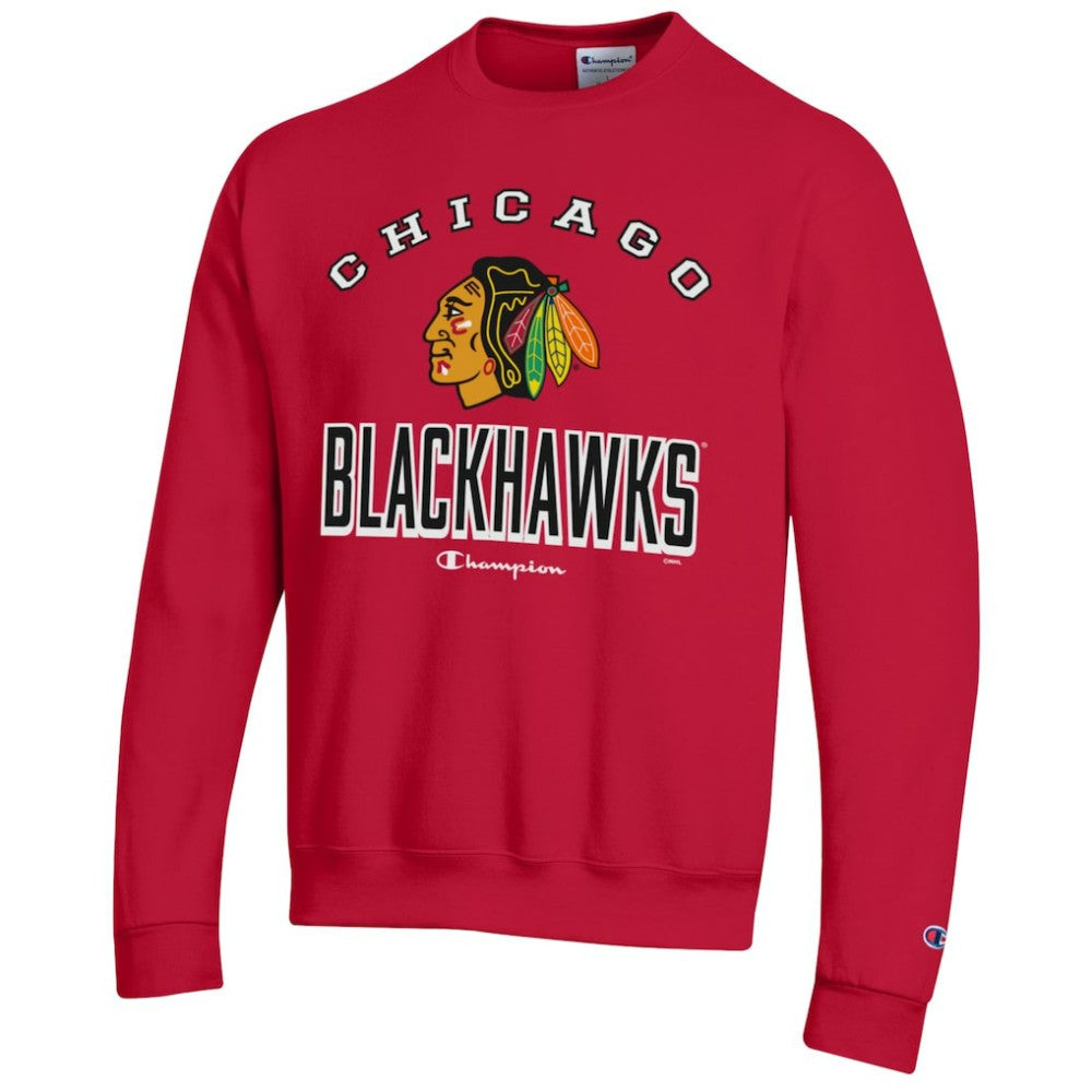 Chicago Blackhawks Champion Eco Powerblend Crewneck Sweatshirt