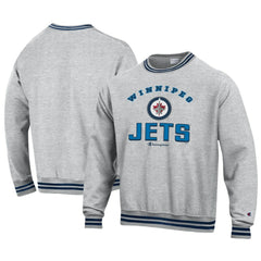 Winnipeg Jets Champion Reverse Weave Yarn Dye Pullover Sweatshirt