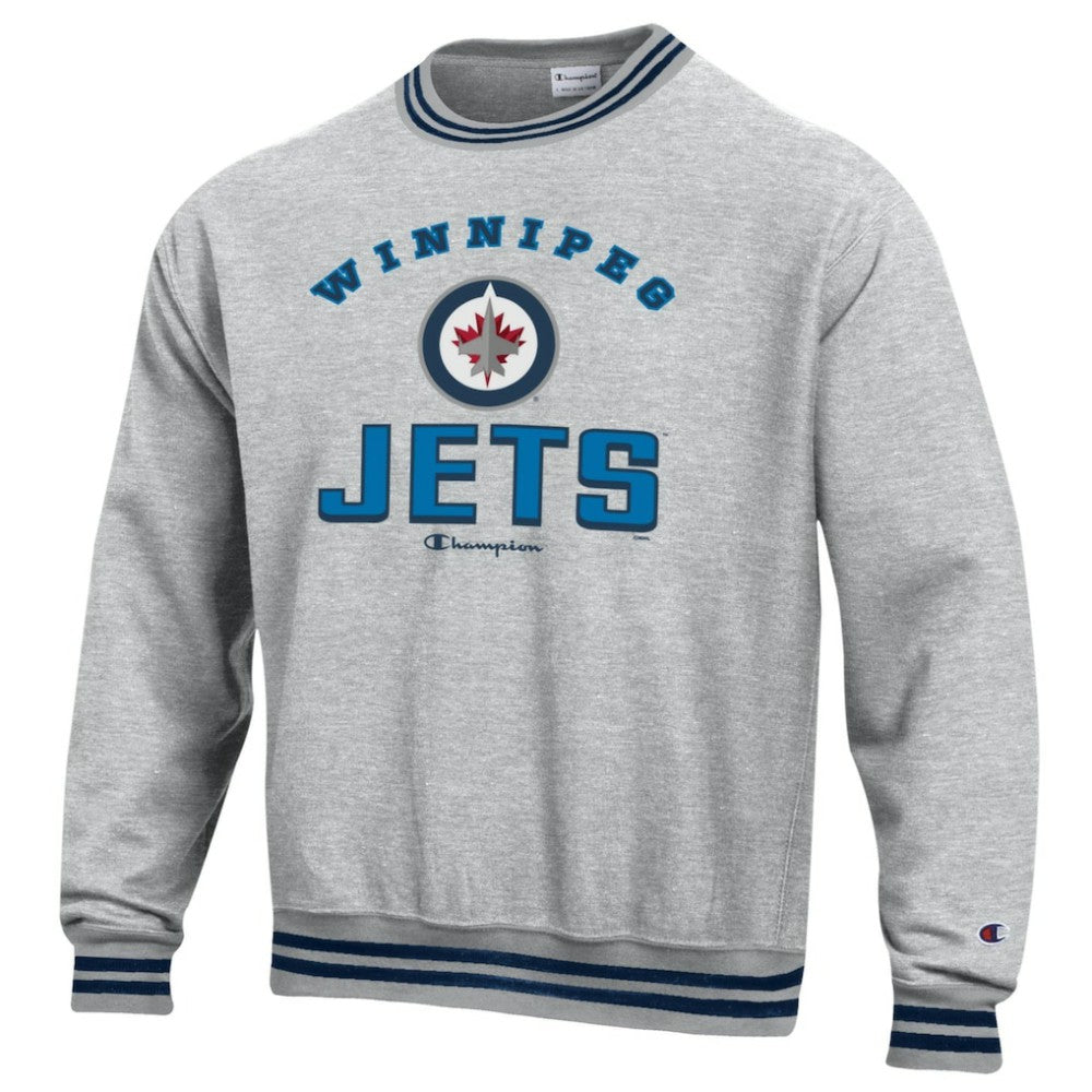 Winnipeg Jets Champion Reverse Weave Yarn Dye Pullover Sweatshirt