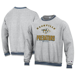 Nashville Predators Champion Reverse Weave Yarn Dye Pullover Sweatshirt