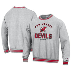 New Jersey Devils Champion Reverse Weave Yarn Dye Pullover Sweatshirt