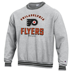 Philadelphia Flyers Champion Reverse Weave Yarn Dye Pullover Sweatshirt