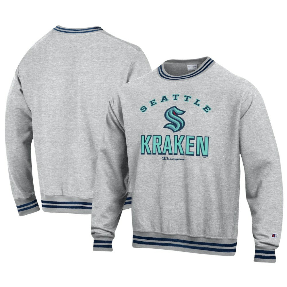 Seattle Kraken Champion Reverse Weave Yarn Dye Pullover Sweatshirt