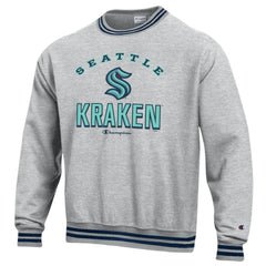 Seattle Kraken Champion Reverse Weave Yarn Dye Pullover Sweatshirt