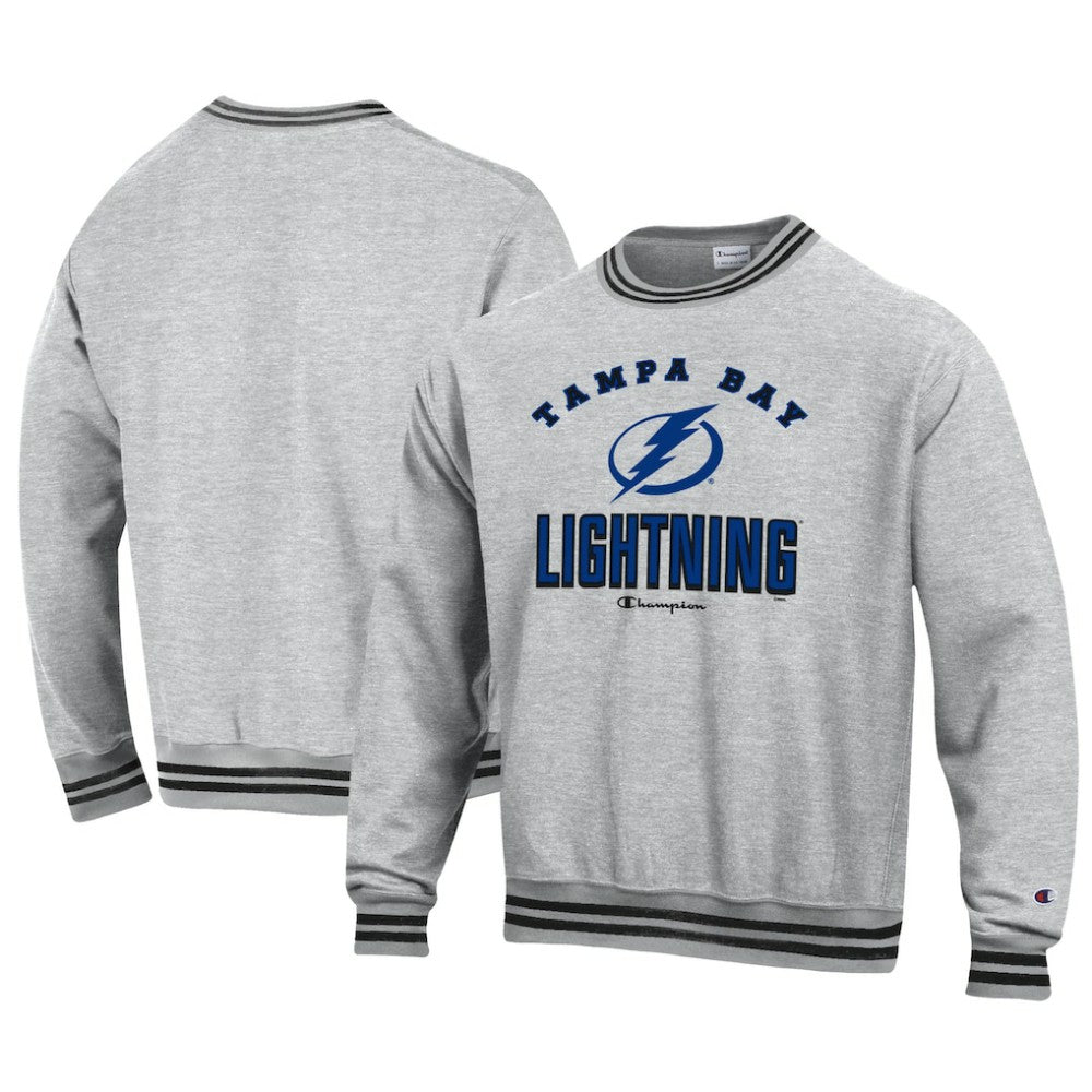 Tampa Bay Lightning Champion Reverse Weave Yarn Dye Pullover Sweatshirt