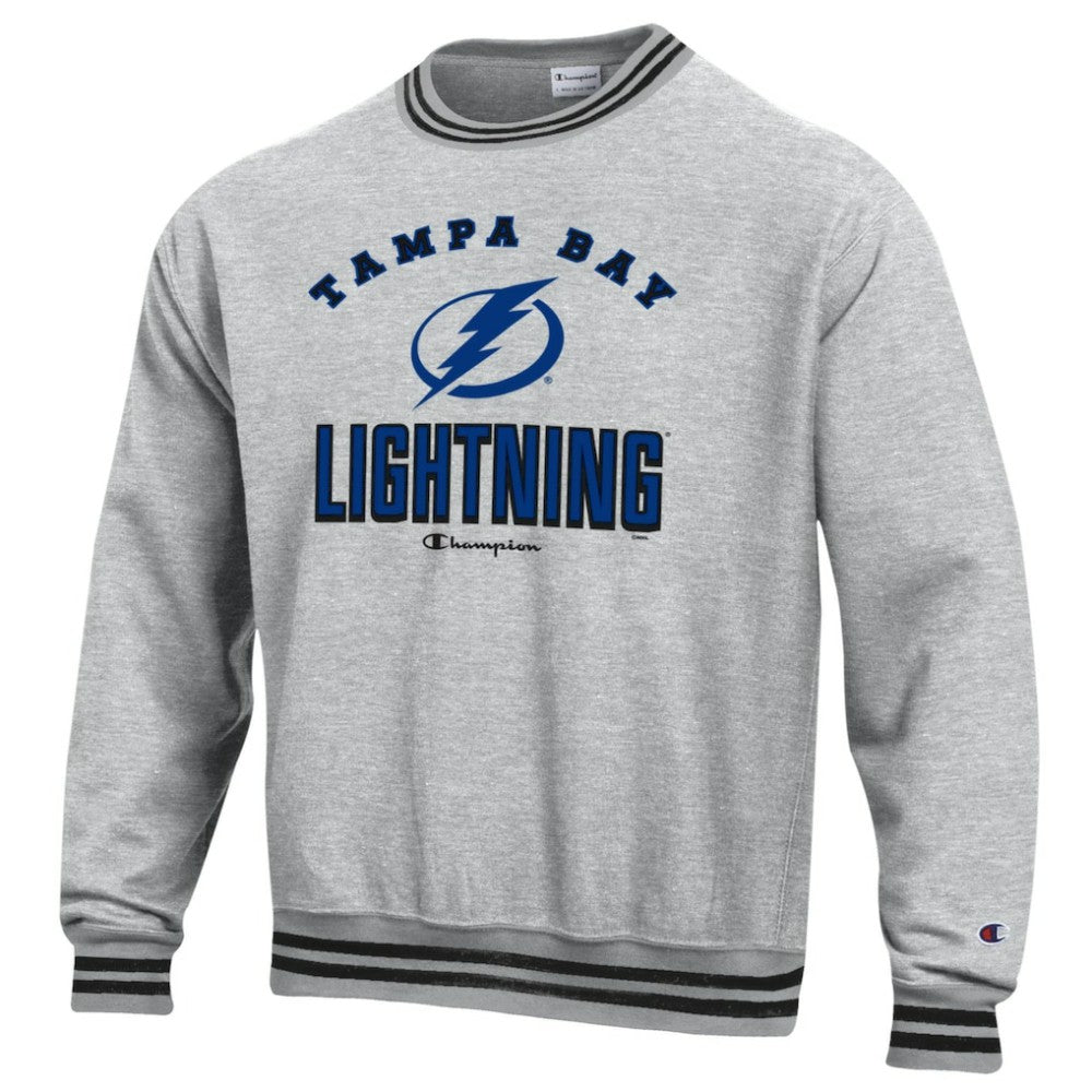 Tampa Bay Lightning Champion Reverse Weave Yarn Dye Pullover Sweatshirt