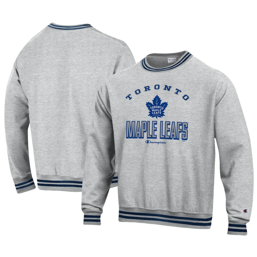 Toronto Maple Leafs Champion Reverse Weave Yarn Dye Pullover Sweatshirt