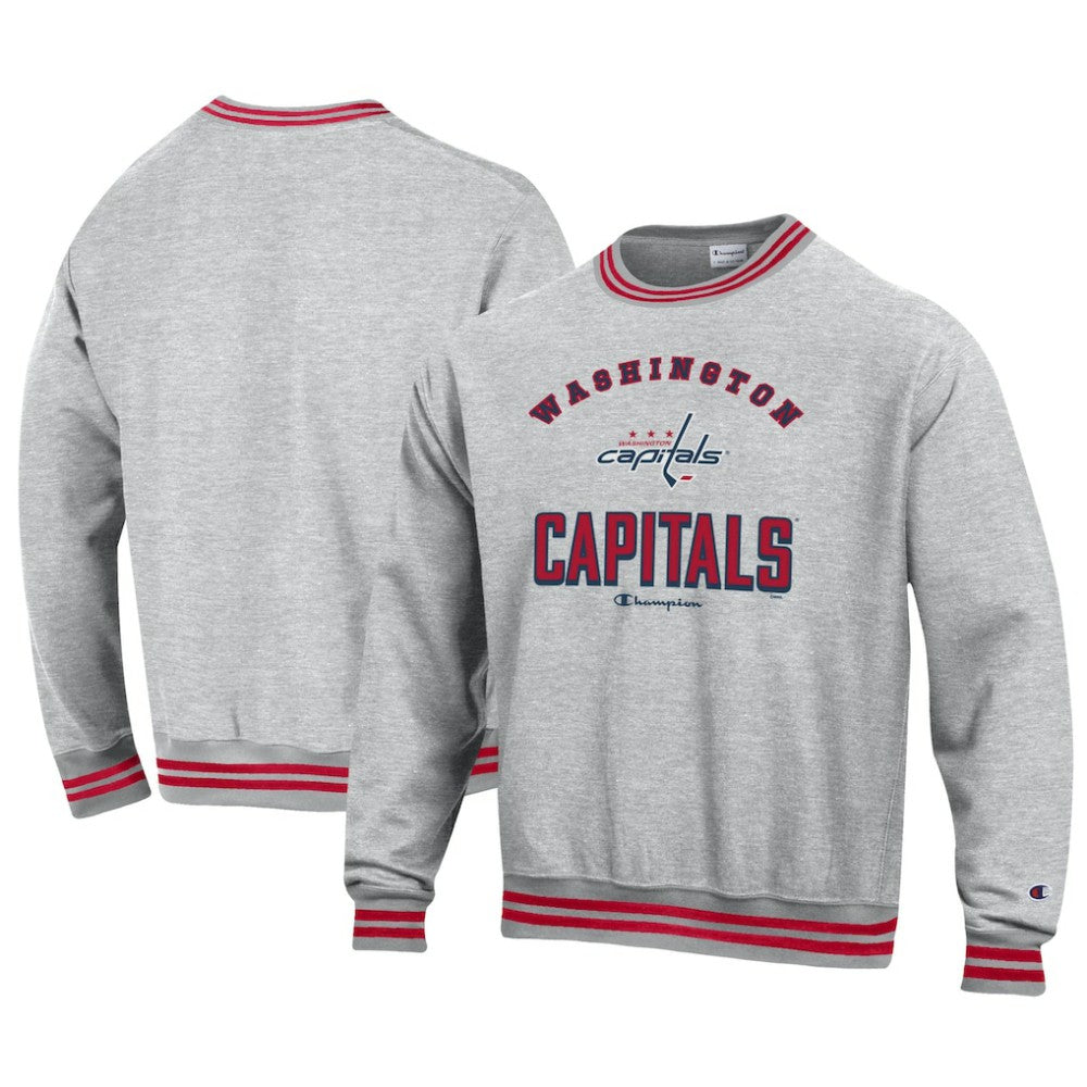 Washington Capitals Champion Reverse Weave Yarn Dye Pullover Sweatshirt