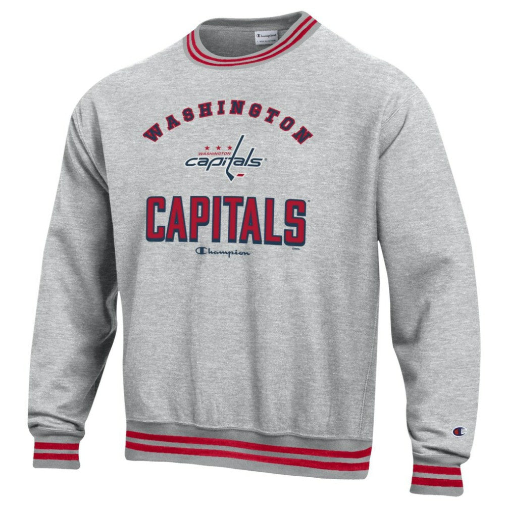 Washington Capitals Champion Reverse Weave Yarn Dye Pullover Sweatshirt