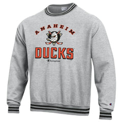 Anaheim Ducks Champion Reverse Weave Yarn Dye Pullover Sweatshirt