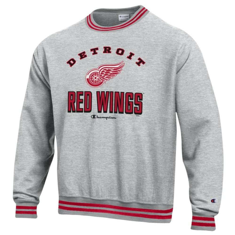 Detroit Red Wings Champion Reverse Weave Yarn Dye Pullover Sweatshirt