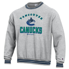 Vancouver Canucks Champion Reverse Weave Yarn Dye Pullover Sweatshirt