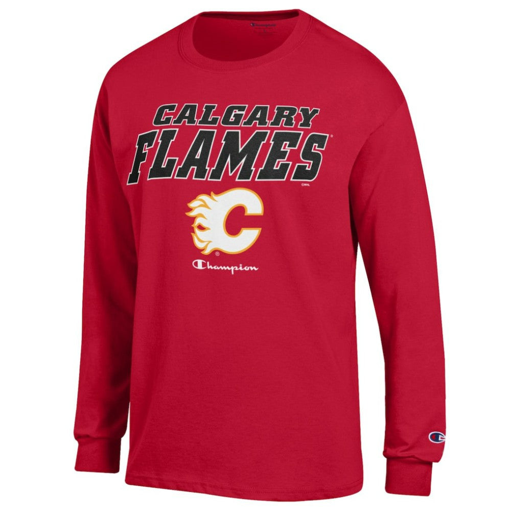 Calgary Flames Champion Long-Sleeve Jersey T-Shirt