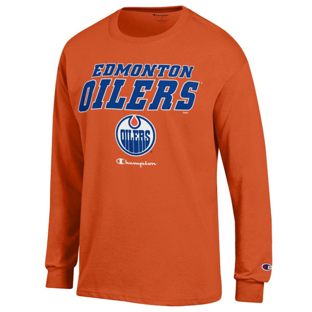 Edmonton Oilers Champion Long-Sleeve Jersey T-Shirt