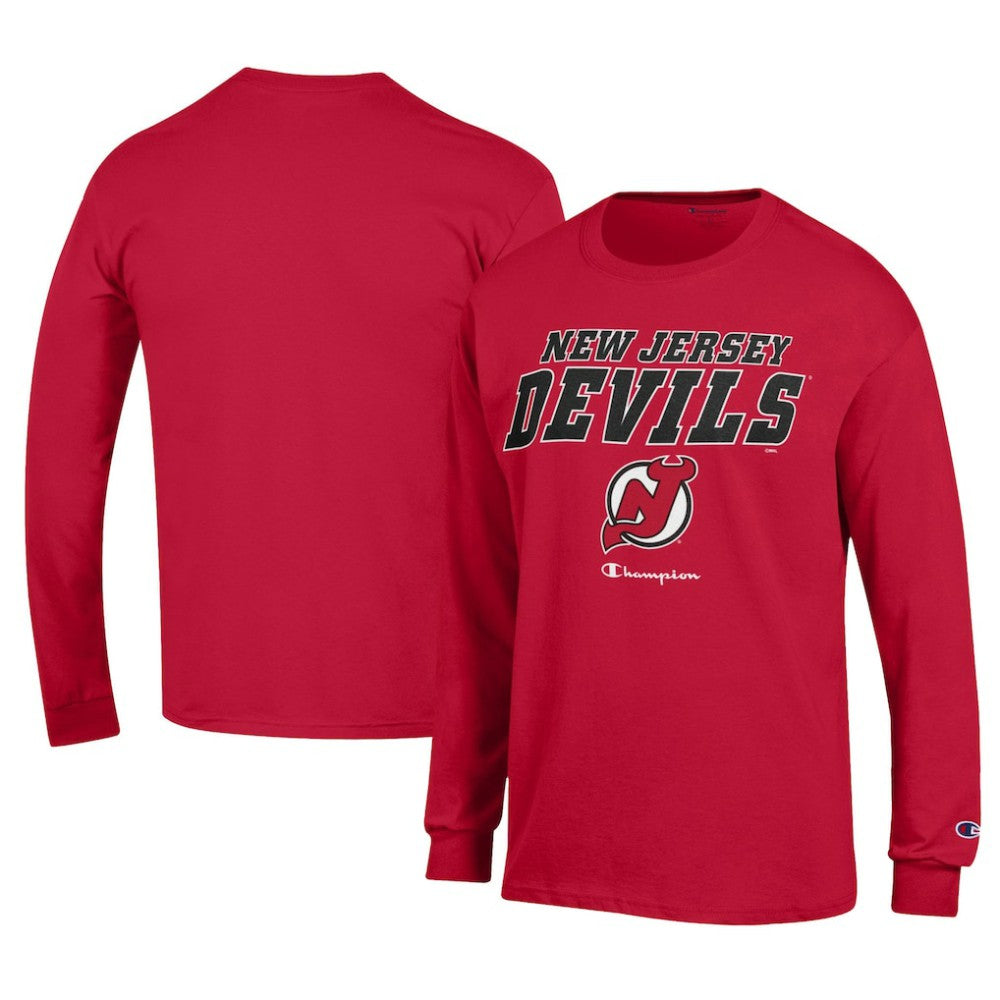 New Jersey Devils Champion Long-Sleeve Jersey T-Shirt