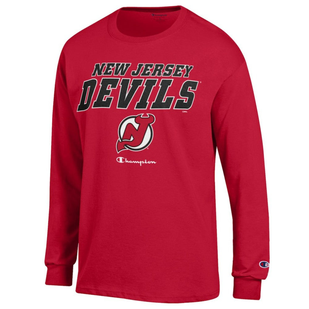 New Jersey Devils Champion Long-Sleeve Jersey T-Shirt