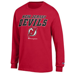 New Jersey Devils Champion Long-Sleeve Jersey T-Shirt