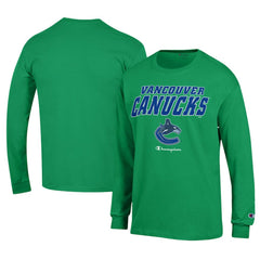 Vancouver Canucks Champion Long-Sleeve Jersey T-Shirt