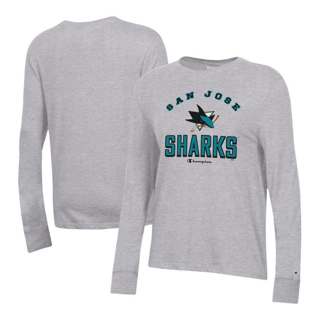 San Jose Sharks Champion Women's Core Long Sleeve T-Shirt