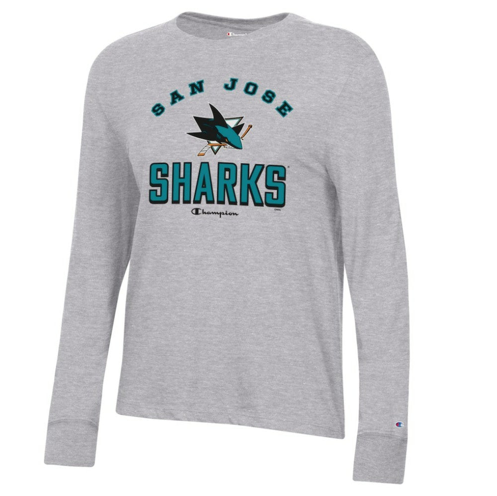 San Jose Sharks Champion Women's Core Long Sleeve T-Shirt