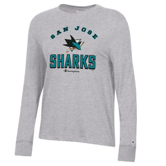 San Jose Sharks Champion Women's Core Long Sleeve T-Shirt
