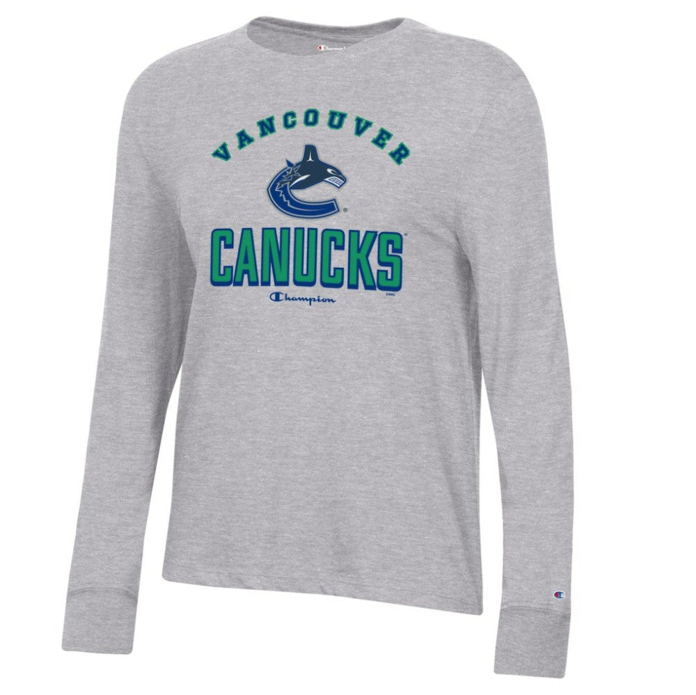 Vancouver Canucks Champion Women's Core Long Sleeve T-Shirt