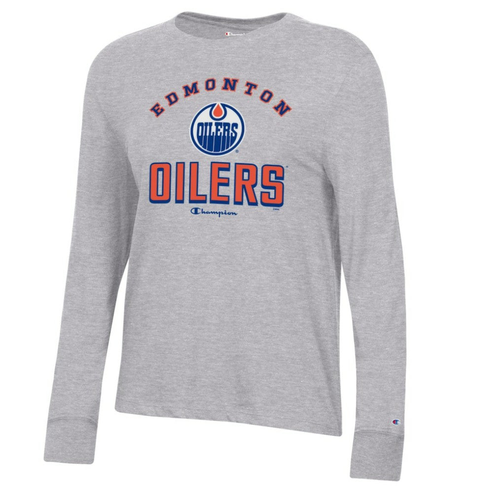 Edmonton Oilers Champion Women's Core Long Sleeve T-Shirt