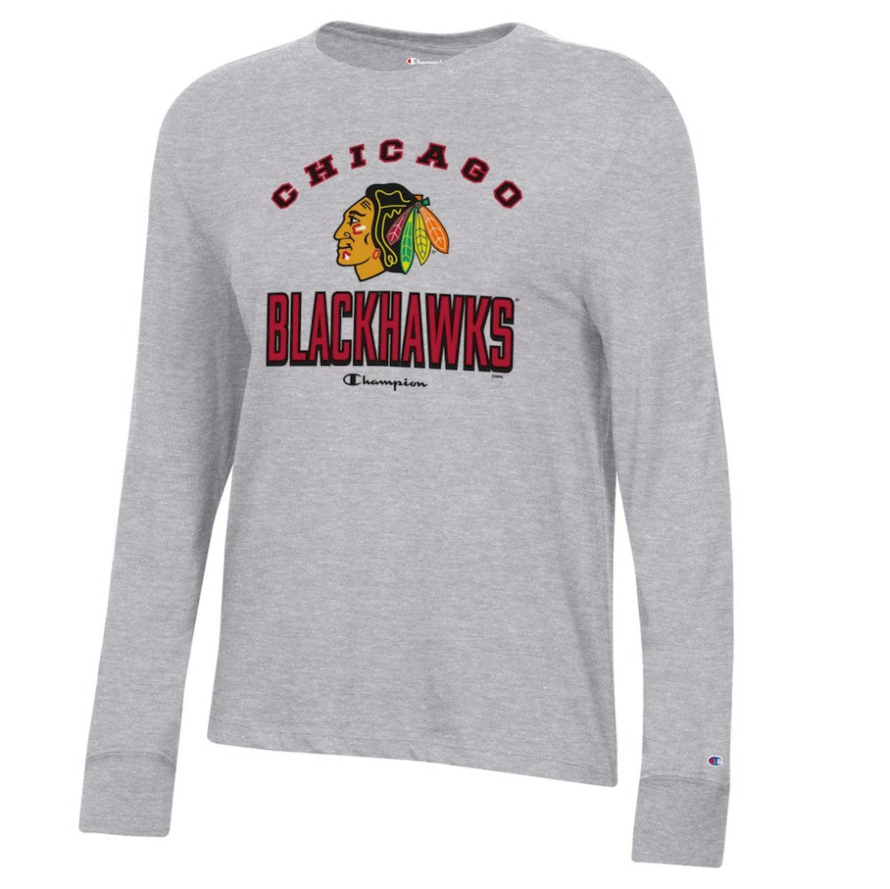 Chicago Blackhawks Champion Women's Core Long Sleeve T-Shirt