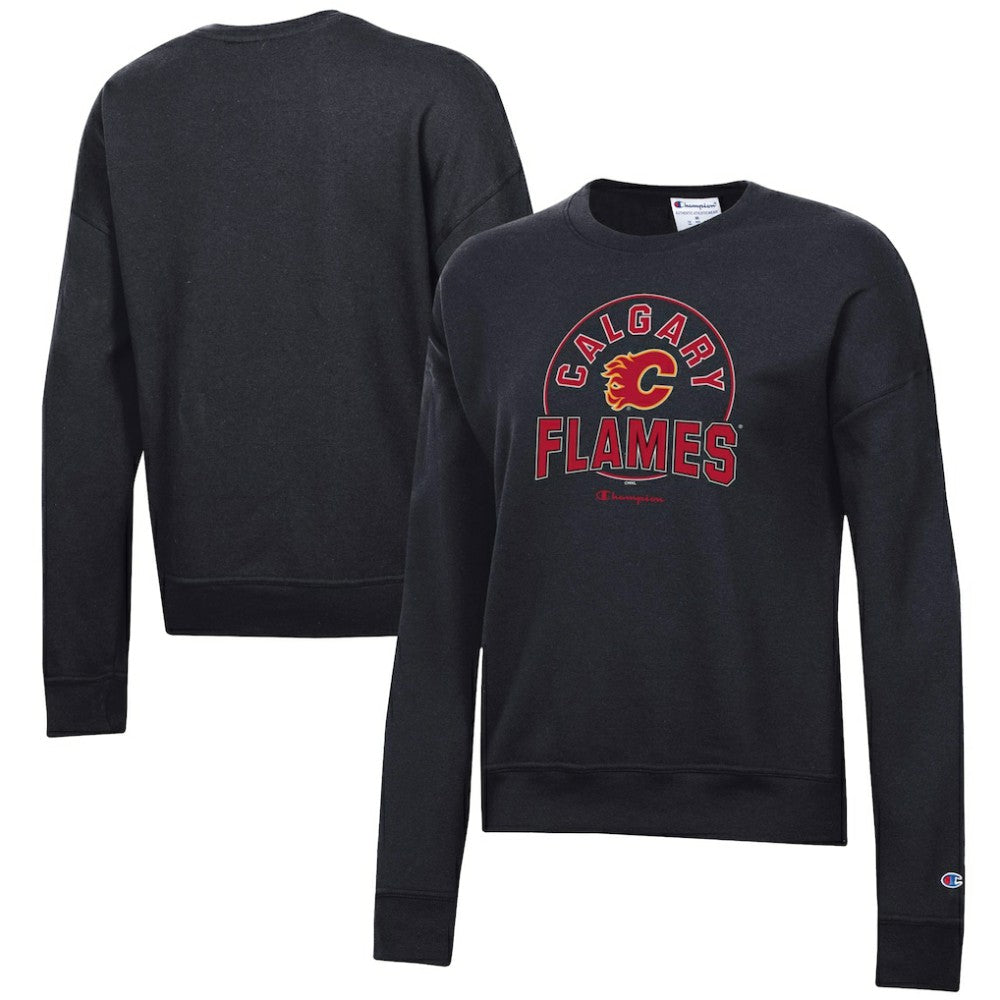 Calgary Flames Champion Women's Powerblend Pullover Sweatshirt