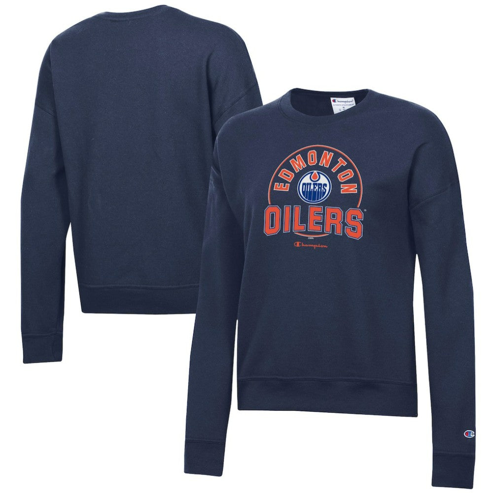 Edmonton Oilers Champion Women's Powerblend Pullover Sweatshirt