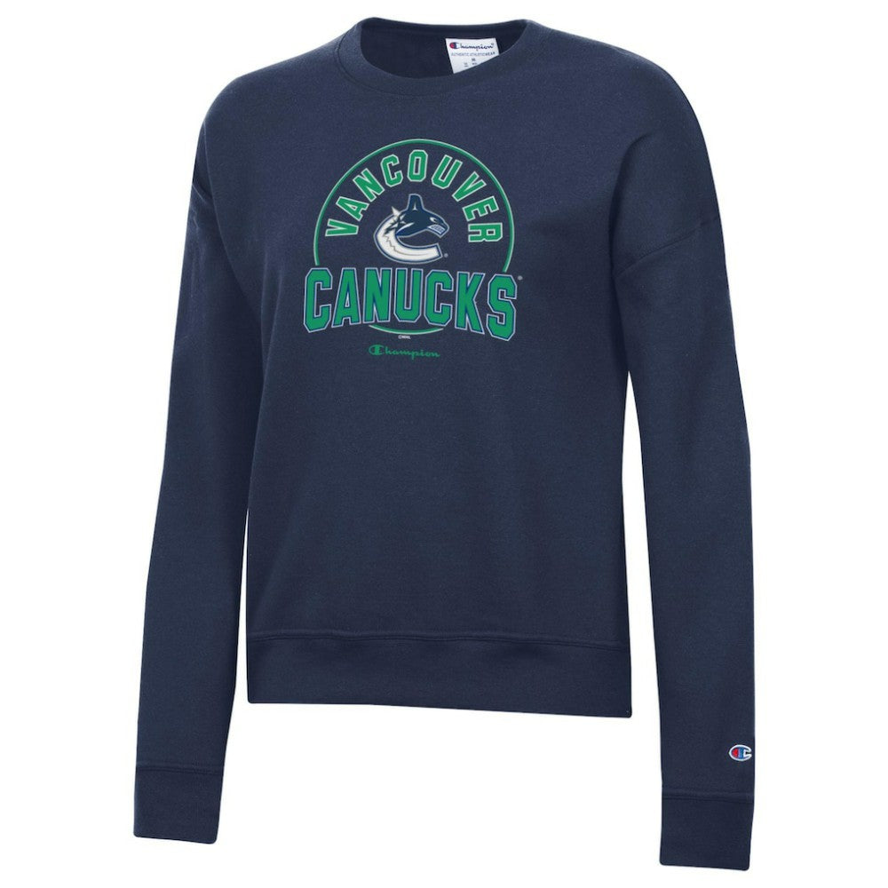 Vancouver Canucks Champion Women's Powerblend Pullover Sweatshirt