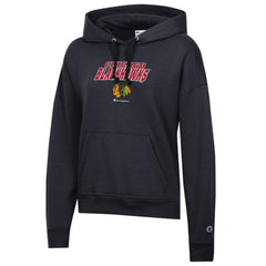 Chicago Blackhawks Champion Women's Powerblend Fleece Pullover Hoodie