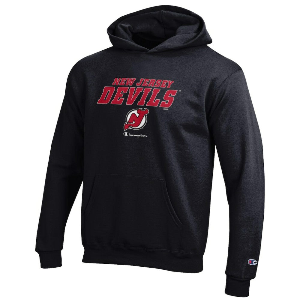 New Jersey Devils Champion Youth Eco Powerblend Pullover Hoodie