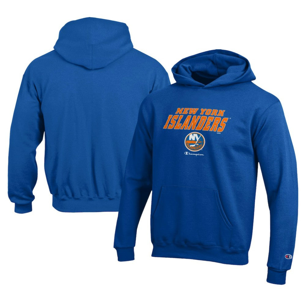 New York Islanders Champion Youth Eco Powerblend Pullover Hoodie