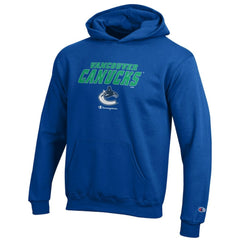 Vancouver Canucks Champion Youth Eco Powerblend Pullover Hoodie