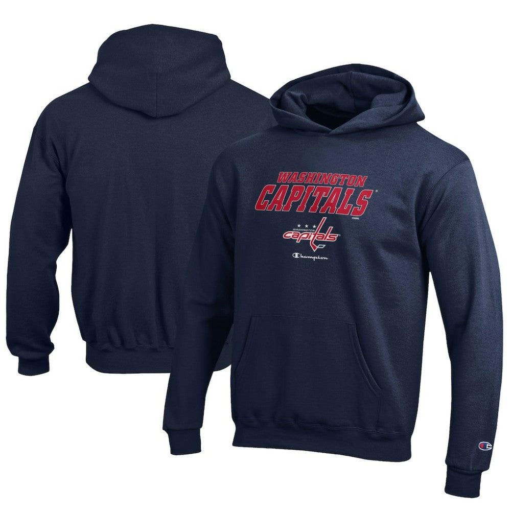 Washington Capitals Champion Youth Eco Powerblend Pullover Hoodie